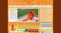Desktop Screenshot of meditationandyoga.in
